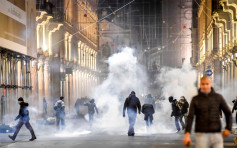 意大利反抗疫示威演变暴力冲突 Gucci等名店遭抢掠
