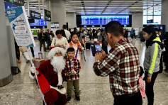 高鐵站昨5.3萬人次出入境 港人北上過聖誕
