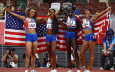 【東奧田徑】美國接力威盡	包辦4x400米男女金牌