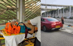 西贡公路单车男捱私家车撞 重创昏迷送院