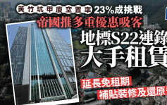 黄竹坑甲厦空置率23%成挑战 帝国推多重优惠吸客 地标S22连录大手租赁