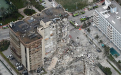 【塌楼片段曝光】迈阿密12层楼高大厦倒塌 至少1死近百人失踪