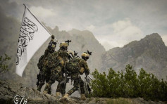 阿富汗局势｜塔利班疑暗讽美军 拍摄仿「硫磺岛升旗」宣传照 
