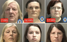 變態性虐幼童集團　英國21名狼女落網  最老71歲
