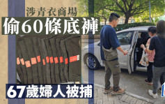 青衣長亨邨67歲婦人 涉商場內偷60條內褲被捕