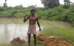 花27年挖池塘蓄水  印度汉成全村英雄