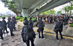 【七一回归】警务督察协会强烈谴责示威者向警员投掷腐液