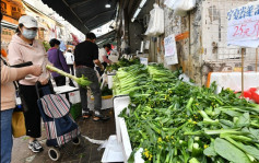 本港周二蔬菜供應量較平時多一成 冰鮮豬多近倍