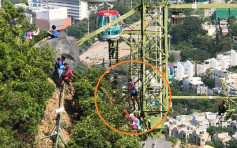 海洋公園:至少兩宗行山人士爬纜車塔 須暫停纜車運作
