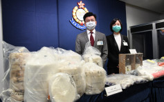 大型「啤呤」积筒藏4千万「冰」毒运港　警拘两男女