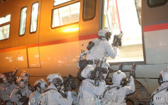 警方与港铁联合反恐演习 模拟青衣站遇恐袭