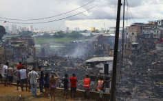 巴西貧民區大火逾六百間屋焚毀 數千人疏散
