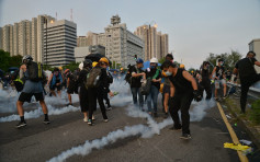 【七區集會】大埔太和路警察不斷施放催淚煙 示威者仍未散去