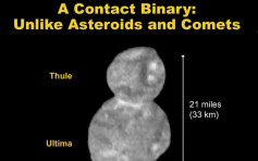 「新視野號」 傳回小行星新照 「天涯海角」像雪人