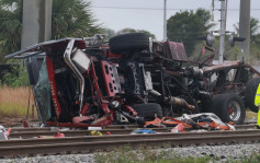 美國佛羅里達州火車與消防車相撞 15人受傷 包括3名消防員