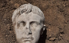 意國發現古羅馬帝王奧古斯都大理石頭像 估計逾2千年歷史