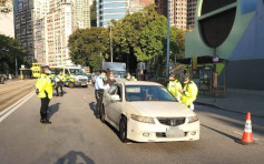 警港島區打擊非法賽車 拘18男涉9輛懷疑非法改裝車