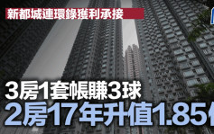 新都城連環錄獲利承接 3房1套帳賺3球 2房17年升值1.85倍