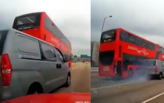 車cam直擊｜貨van楔車罅撞的士巴士 3車收掣不及6車串燒