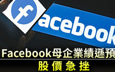 Facebook母企业绩逊预期股价急挫