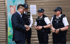 區議會選舉2023︱特務警察維持票站秩序  鄧炳強讚：重要日子從不缺席