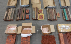 海關檢獲受管制檀香紫檀木材市值百萬 一男子疑涉案被捕