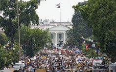 華盛頓大規模反警暴遊行 料20萬人參加