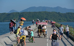 西贡迫满人大美督满眼单车客 市民称空旷无惧疫情