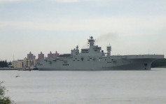 中國新一代075型兩棲攻擊艦首艦入東海首次試航