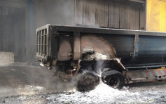 台中—鋼鐵廠拖車爆炸 兩名職員受傷