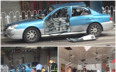 广州的士泄漏天然气 司机点烟即爆炸受伤