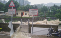 暴雨期間激流拍岸 大埔河回復正常