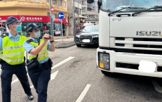 田心警區大圍街頭執法 半日連派75張「牛肉乾」