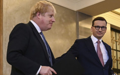 英國首相到訪波蘭 就俄烏緊張局勢進行磋商