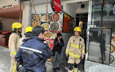 西環餐廳火警 疑炸爐搶火肇禍