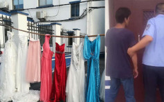 上海怪男2年盜73件婚紗 稱每偷一件如娶了一個新娘