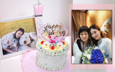 梁潔華61歲生忌       黃芷晴買蛋糕同媽媽慶祝