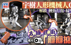 宇樹人形機器人首次解鎖「鯉魚打挺」 ?還會掃堂腿打太極︱有片
