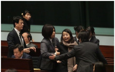 劉小麗被逐時跌倒議員離座爭執　梁君彥宣布休會