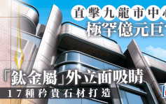 直击九龙市中心极罕亿元巨宅「钛金属」外立面吸睛 17种矜贵石材打造