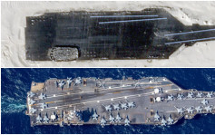 瞄准美国「福特号」航母  中国疑在沙漠新造「一模一样」靶舰