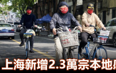 上海增2.3萬宗本地感染 孫春蘭：處於不進則退關鍵時期