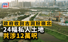 政府收回古洞粉岭北24幅私人土地 共涉12万尺