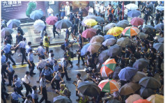 【尖沙嘴游行】广东道示威者冲击 警方防线退至文化中心 