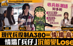 星島申訴王｜現代兵役制  「A380」＝情場高手  當兵做純愛戰士  情場「兵仔」沉船變Loser