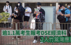 DSE｜逾1.1万考生报考经济科 2人竹篙湾应试