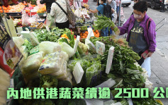 内地供港食品量维持稳定 菜芯平均每斤6.8元 