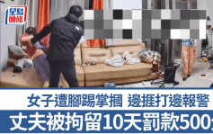 山东躁夫家暴妻子被拍  警拘留10天罚款500元｜有片