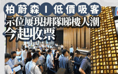 啟德柏蔚森I低價吸客 示位提早1小時開放 屢現排隊睇樓人潮 頻獲查詢今起收票