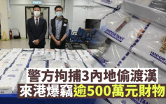 3内地偷渡汉盗逾500万元财物被捕 事主感谢警方迅速破案